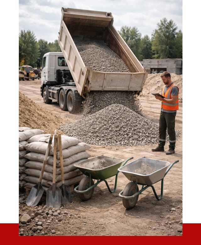 Доставка нерудных материалов в Кандалакше от 1212 руб. | ПРОНЕРУДКнд