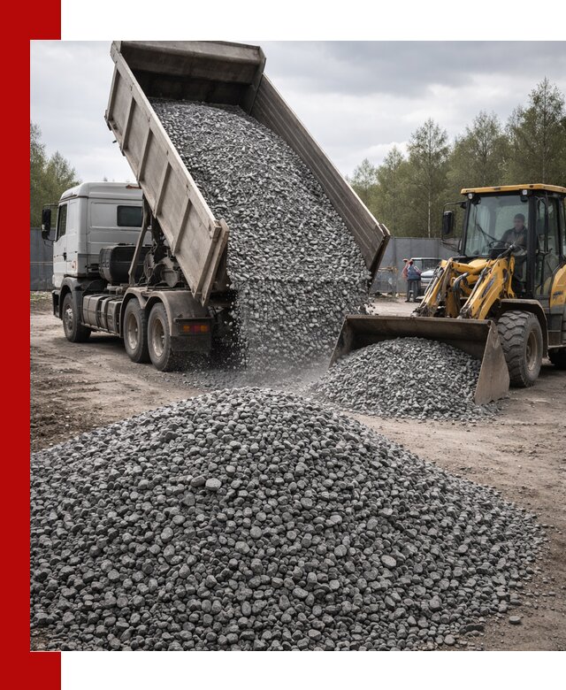 Доставка и продажа щебня гранитного в Кандалакше