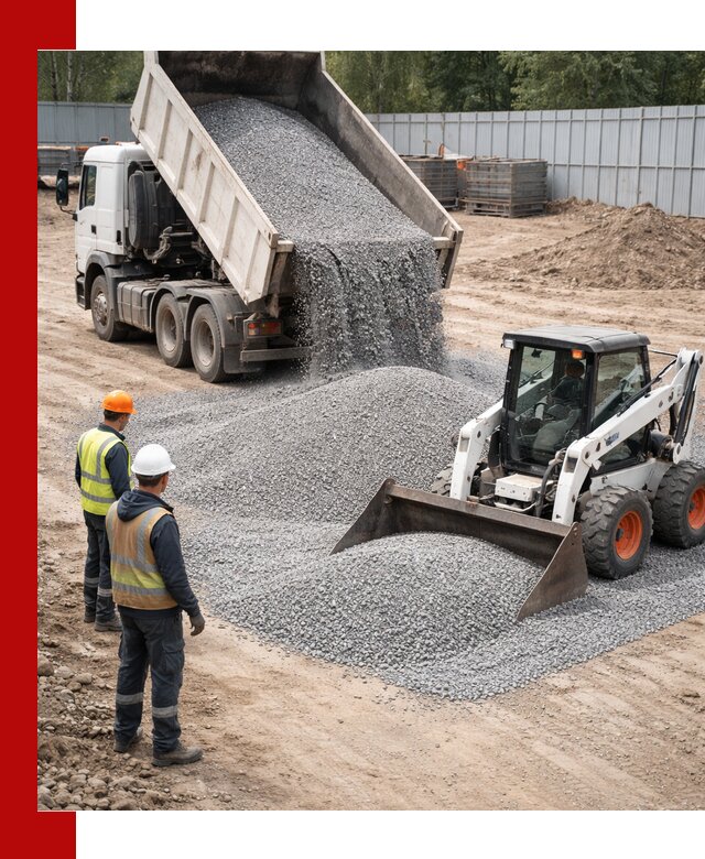 Доставка и продажа гранитного щебня фракции 0-5 в Кандалакше