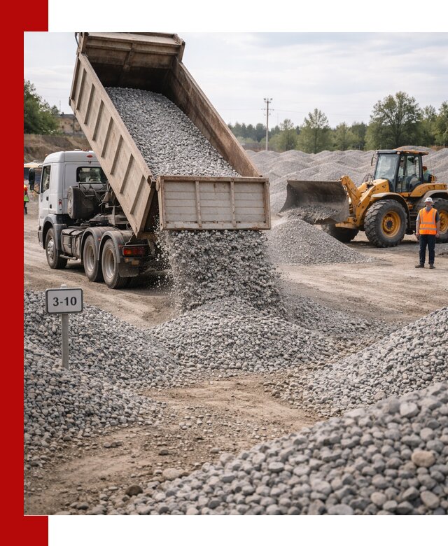 Гранитный щебень фракции 3–10: доставка и продажа в Кандалакше