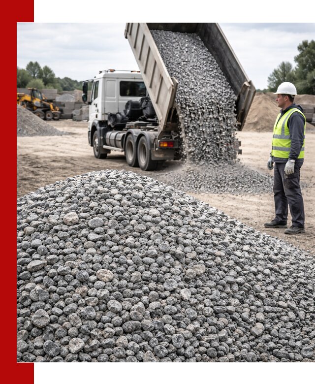 Доставка и продажа гранитного щебня фракции 5-20 в Кандалакше