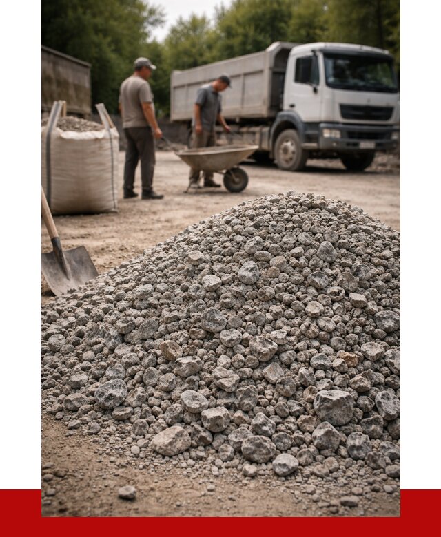 Гранитный щебень фракция 20-40 в Кандалакше от 3233 руб. ПРОНЕРУДКнд