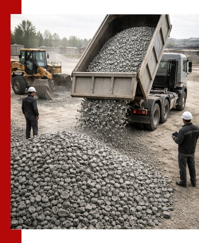 Доставка гранитного щебня фракции 20-40 в Кандалакше