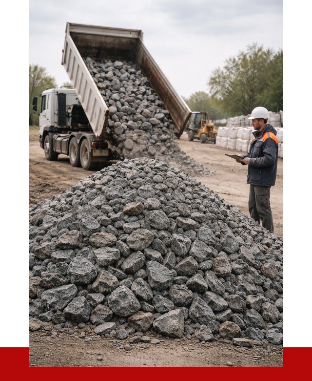 Гранитный щебень фракция 100-200 в Кандалакше от 4243 р. ПРОНЕРУДКнд