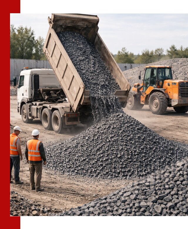 Доставка и продажа щебня габбро-диабаза в Кандалакше