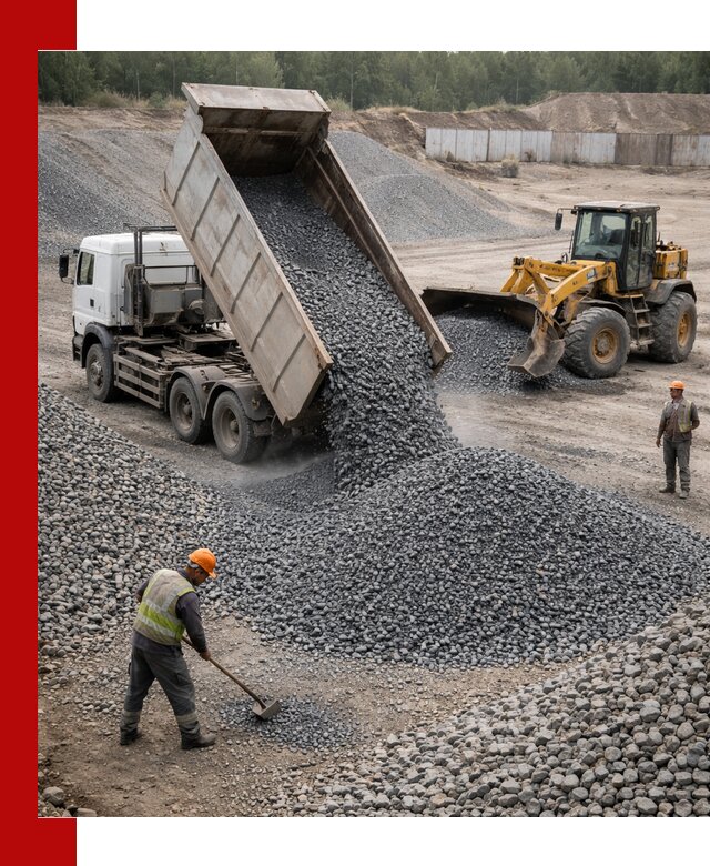 Щебень габбро-диабаз фр. 5-20 с доставкой в Кандалакше