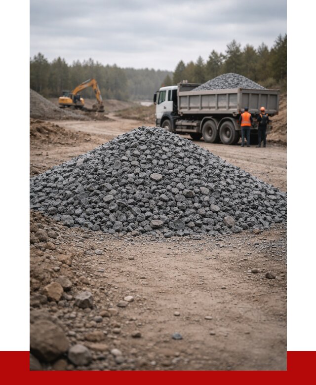 Щебень габбро диабаз фракция 40-70 в Кандалакше от 2223 р-ПРОНЕРУДКнд