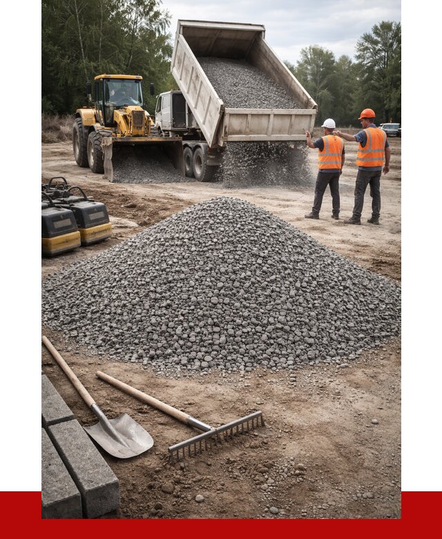 Гравийный щебень купить в Кандалакше от 2223 р. ПРОНЕРУДКнд
