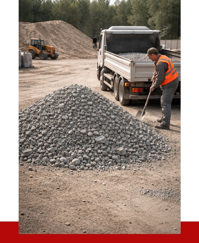 Гравийный щебень фракция 5-10 в Кандалакше от 2223 р. | ПРОНЕРУДКнд