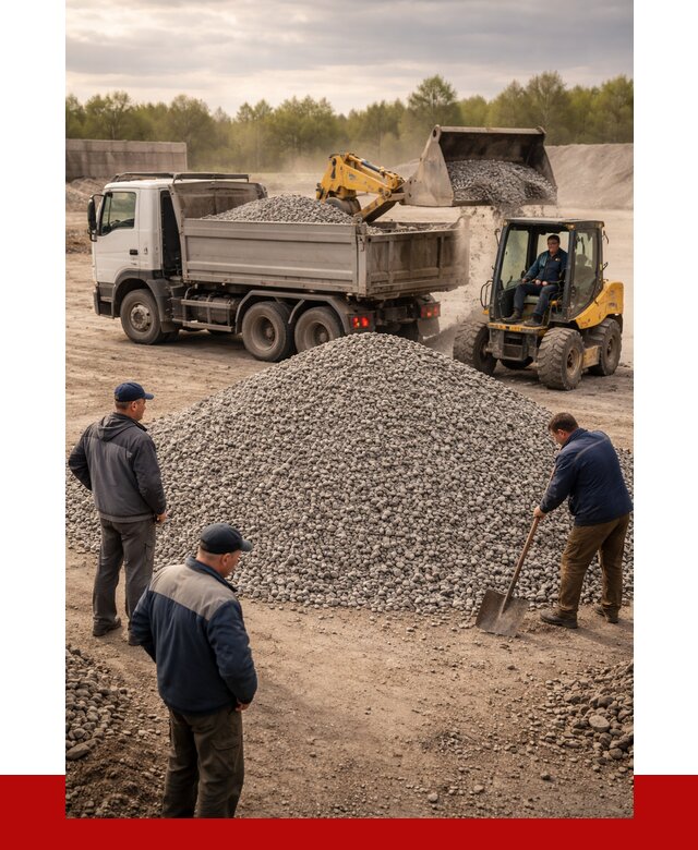 Гравийный щебень фракция 5-20 в Кандалакше от 2425 р. ПРОНЕРУДКнд