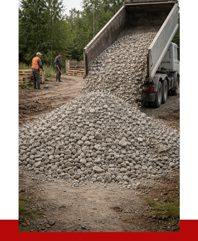 гравийный щебень фракция 70-120 в Кандалакше от 2475 р. ПРОНЕРУДКнд