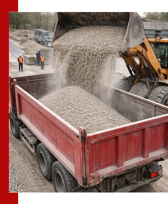 Купить известняковый щебень фракции 0-5 с доставкой в Кандалакше