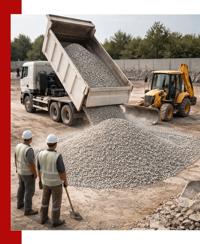 Купить известняковый щебень фракции 5–10 мм с доставкой в Кандалакше