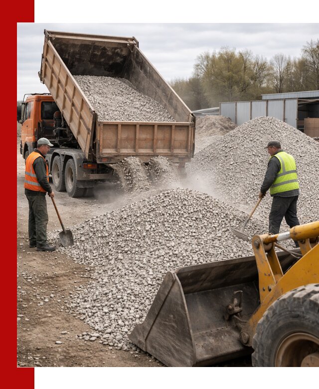 Доломитовый щебень фракции 5-20 с доставкой в Кандалакше