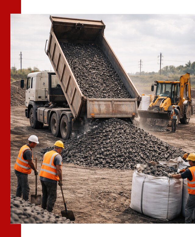 Шлаковый щебень фракция 40-70 с доставкой в Кандалакше