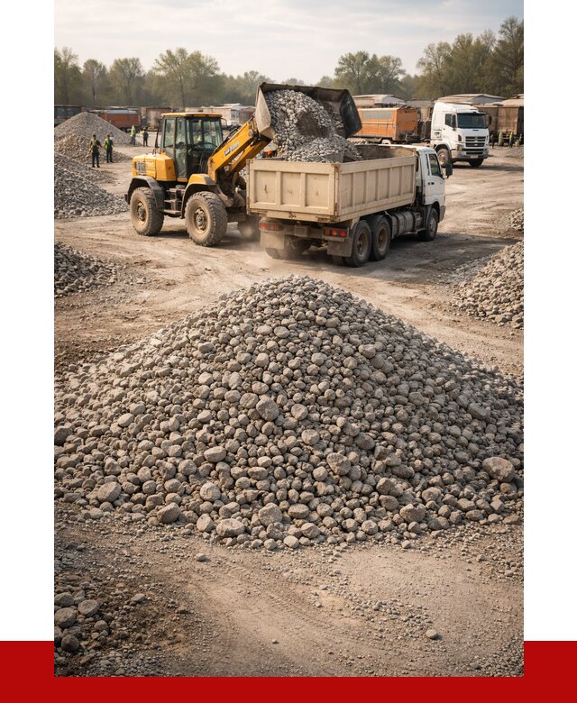 Вторичный щебень фракция 40-70 в Кандалакше от 1758 р, ПРОНЕРУДКнд