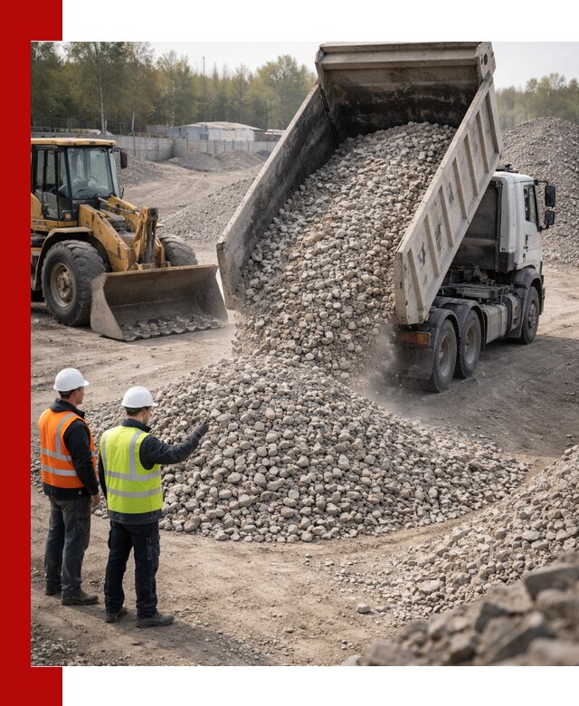 Вторичный щебень фракция 40–70 доставка в Кандалакше