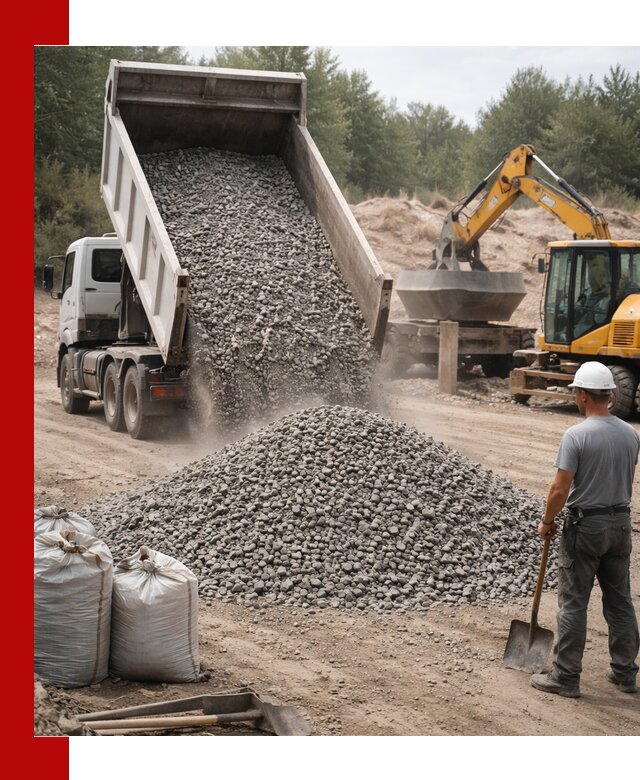 Доставка и продажа бетонного щебня в Кандалакше