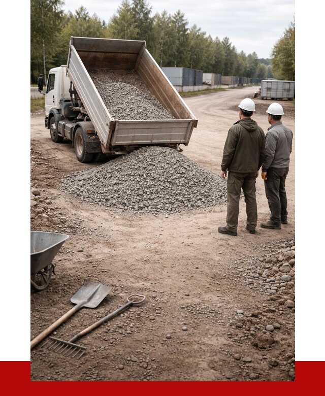 Бетонный щебень фракция 5-20 в Кандалакше от 3233 р., ПРОНЕРУДКнд