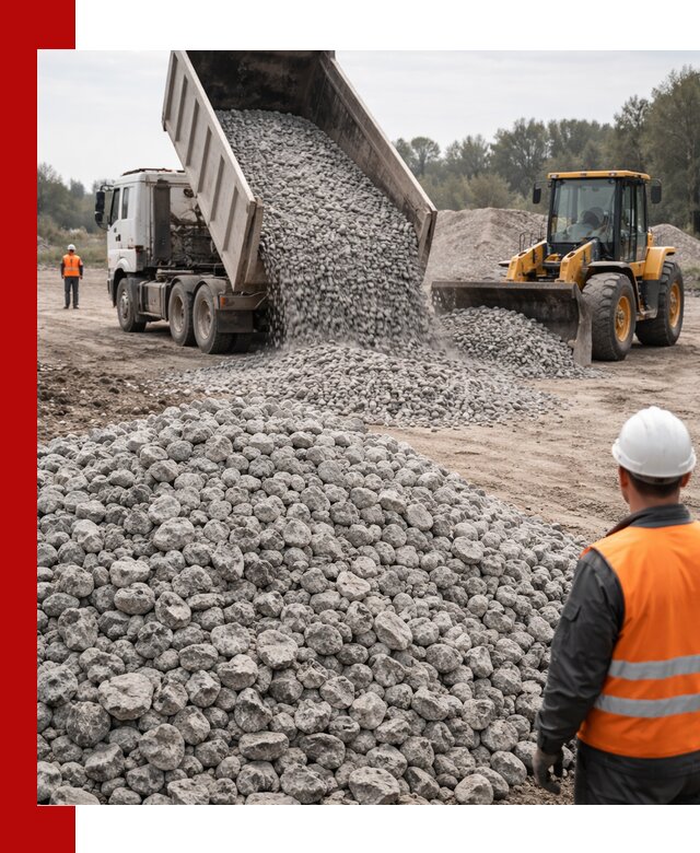 Доставка бетонного щебня фракции 20-40 в Кандалакше