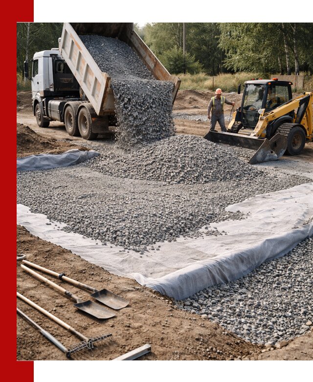 Щебень для фундамента с доставкой в Кандалакше