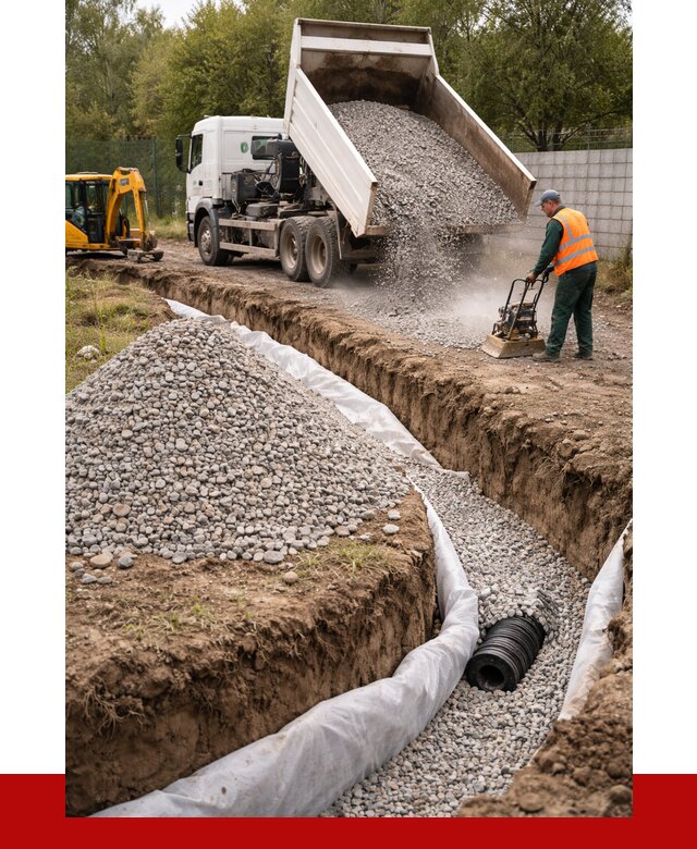 Щебень для дренажа в Кандалакше от 1869 р., ПРОНЕРУДКнд доставка