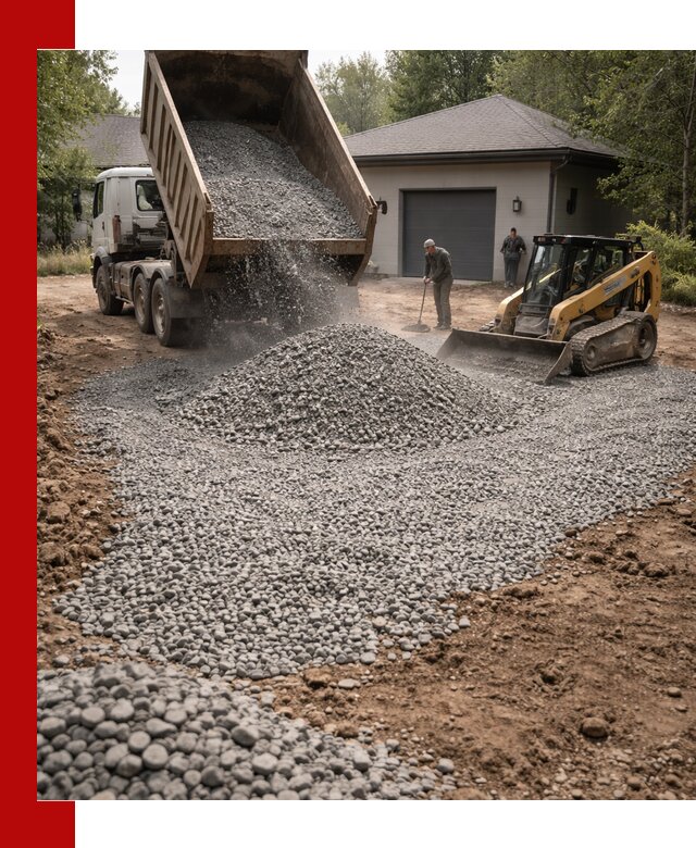 Щебень для парковки в Кандалакше: доставка и укладка качественного материала