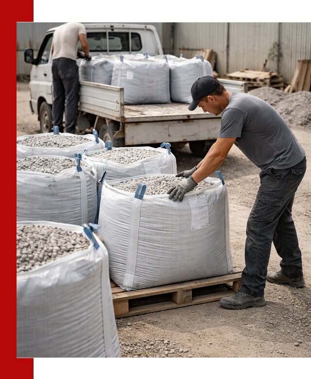 Доставка щебня в мешках по выгодным ценам в Кандалакше