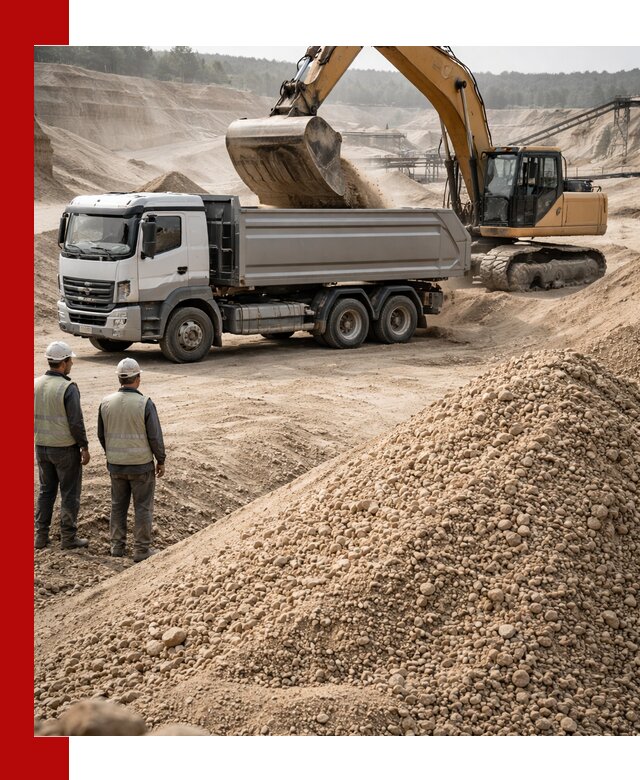 Карьерный крупнозернистый песок с доставкой в Кандалакше