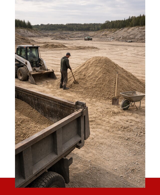 Карьерный песок среднезернистый в Кандалакше, от 2223 р. ПРОНЕРУДКнд