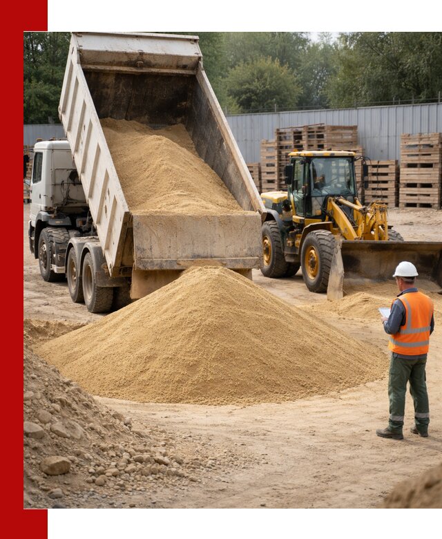 Доставка карьерного мелкозернистого песка в Кандалакше