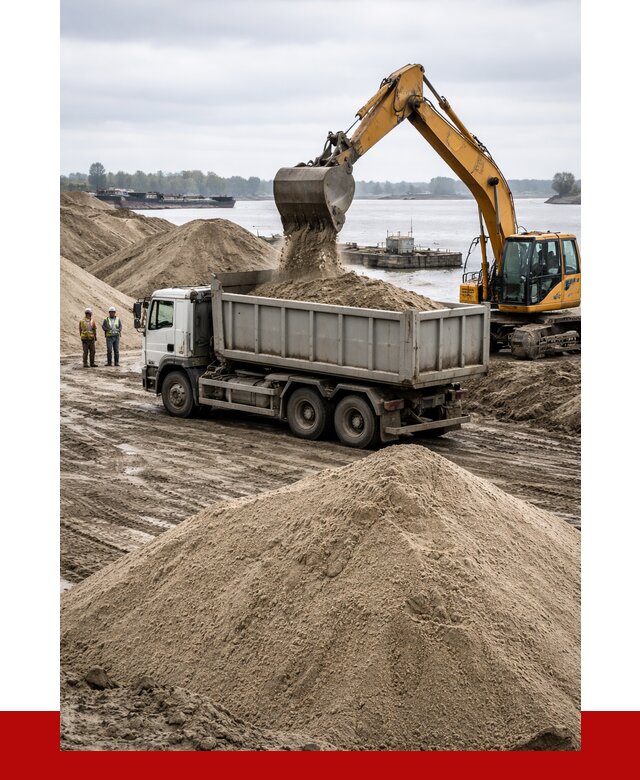 Купить речной песок навалом в Кандалакше от 1819 р., ПРОНЕРУДКнд