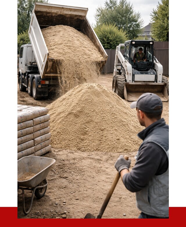 Мытый речной песок с доставкой в Кандалакше от 1465 р. | ПРОНЕРУДКнд