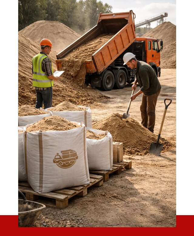 Строительный песок в Кандалакше от 2223 р. с доставкой, ПРОНЕРУДКнд