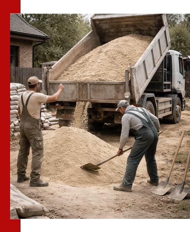 Песок для штукатурки с доставкой в Кандалакше качественный и чистый