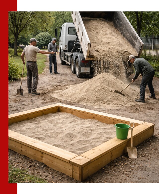 Песок для песочницы с доставкой в Кандалакше недорого и чистый