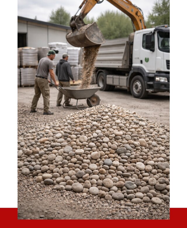 Галька декоративная в Кандалакше от 3233 р. за куб | ПРОНЕРУДКнд