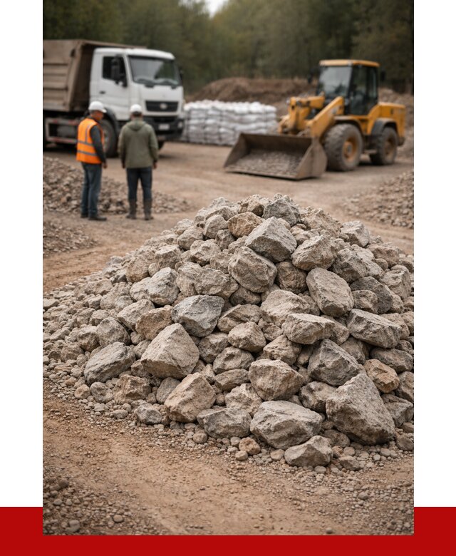 Купить бутовый камень с доставкой в Кандалакше от 2324 р. | ПРОНЕРУДКнд