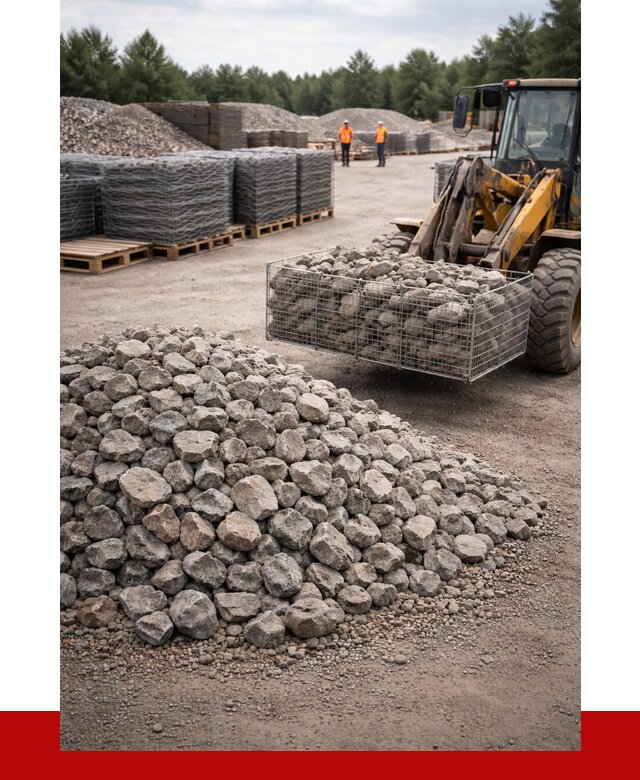 Камень для габионов фракция 70-150 в Кандалакше от 4243 р. | ПРОНЕРУДКнд