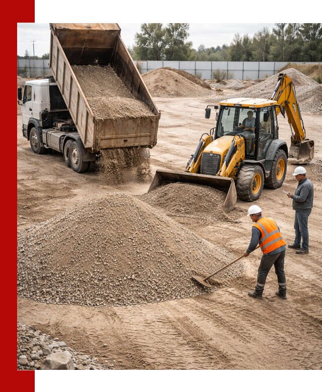 Поставка и доставка ПГС С4 в мешках и самосвалах в Кандалакше