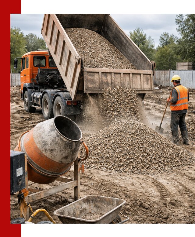 Опгс для бетона с доставкой самосвалом в Кандалакше от производителя