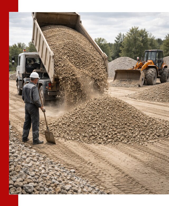 Доставка щпс С3 в Кандалакше самосвалами и бортовыми грузовиками