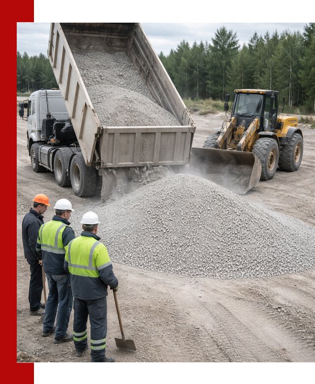 Известняковый отсев 0-5 доставка в Кандалакше быстро и выгодно
