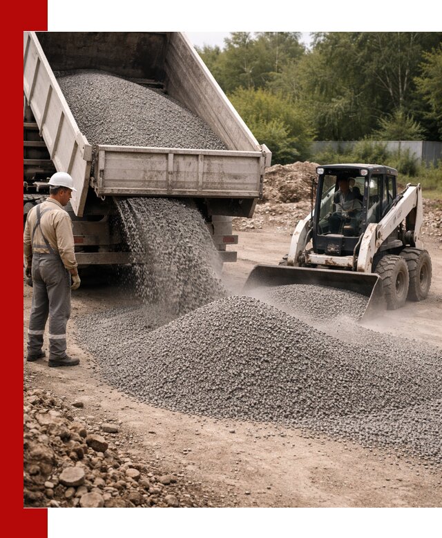 Доставка гравийного отсева 0-5 в Кандалакше оптом и в розницу