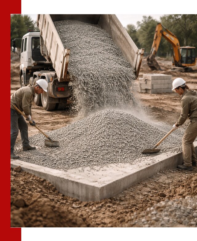 Доставка и продажа отсева для бетона в Кандалакше