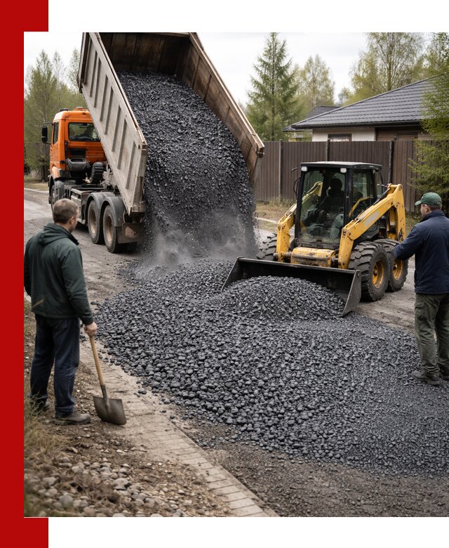 Крошка габбро с доставкой в Кандалакше для строительных работ