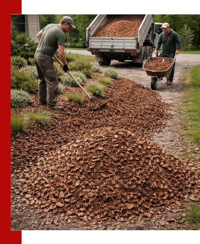 Крошка для мульчирования с доставкой в Кандалакше