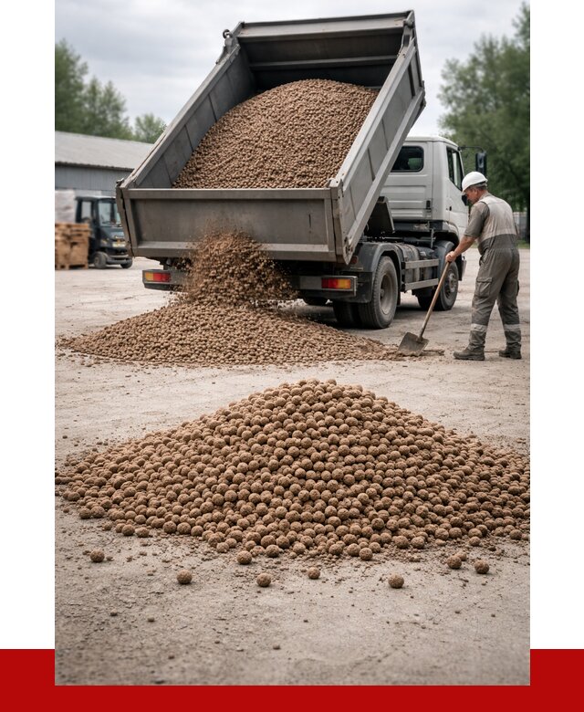 Керамзит с доставкой в Кандалакше от 4243 р. за м3 | ПРОНЕРУДКнд