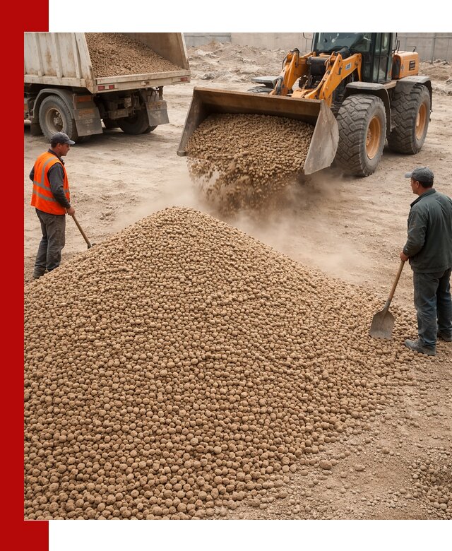 Керамзит фракция 10-20 с доставкой в Кандалакше