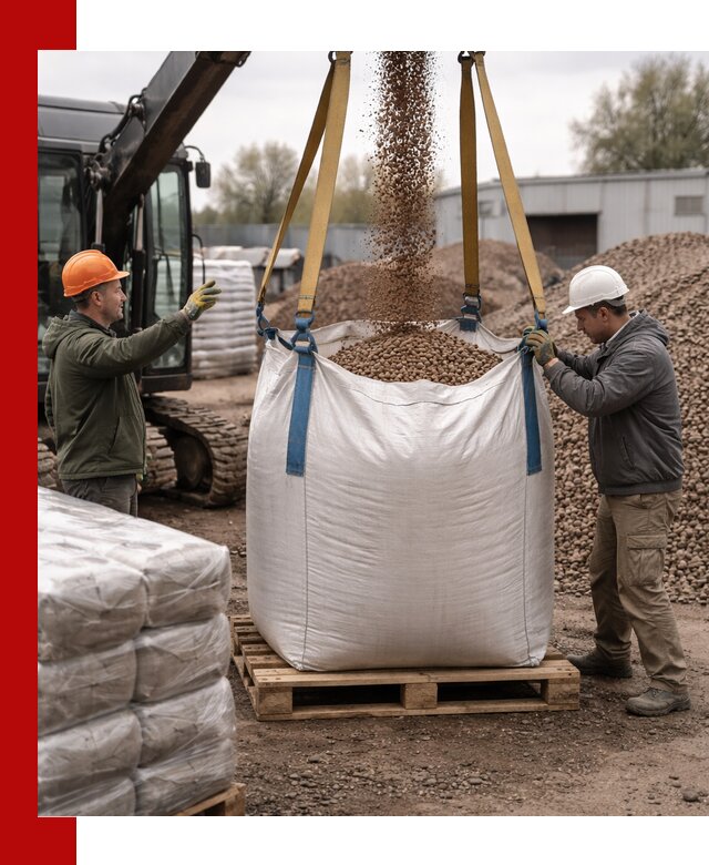 Керамзит в биг-бегах с доставкой в Кандалакше